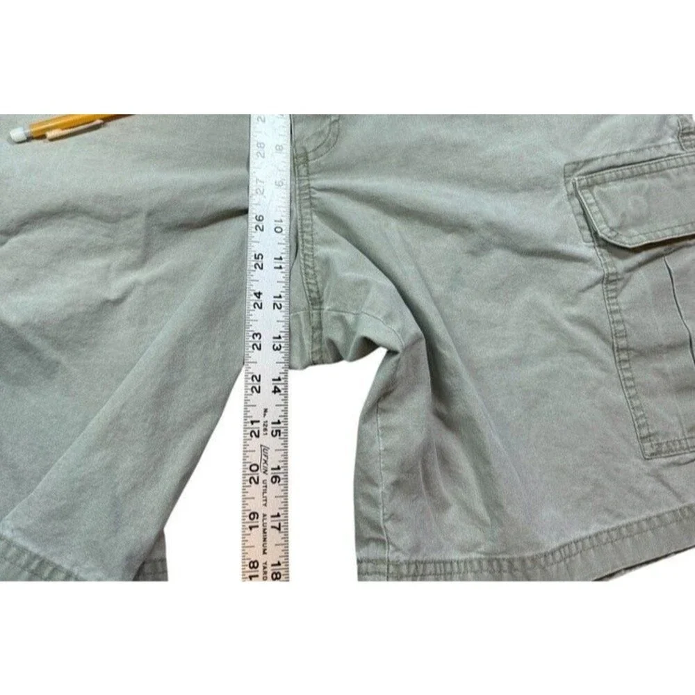 LL Bean Comfort Waist Cargo Shorts Mens Size 38 Cotton Utility Hiking Outdoor
